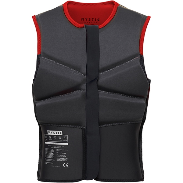 2026 Mystic Mens Block Front Zip Impact Vest 35005.230212 - Red
